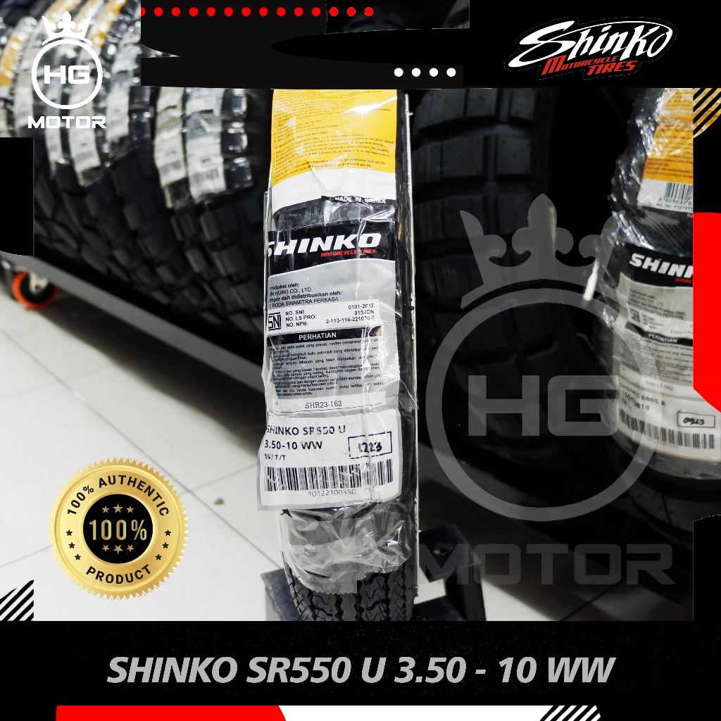 BAN SHINKO SR550 SR 550 WW 350-10 Ban Vespa Classic White Wall