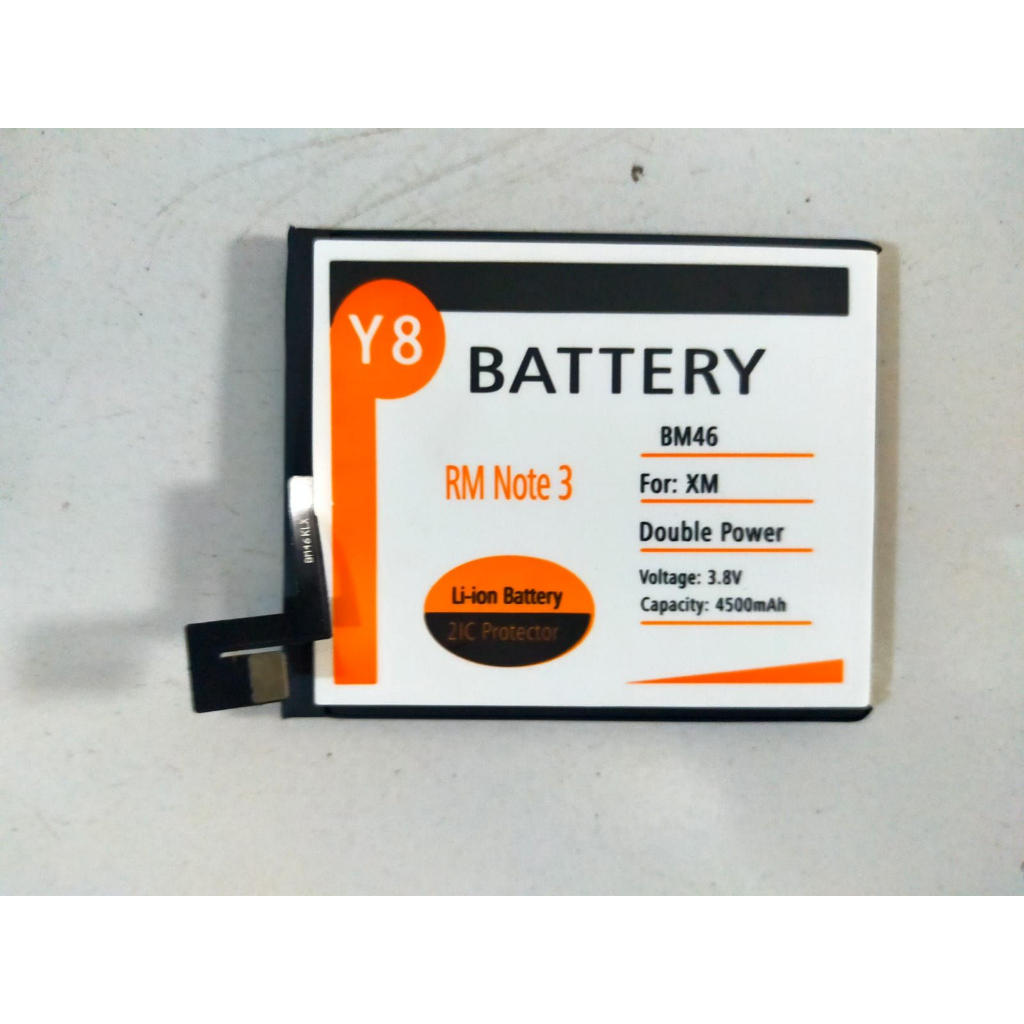 Baterai Batre Redmi Note 3(BM46) Double Power