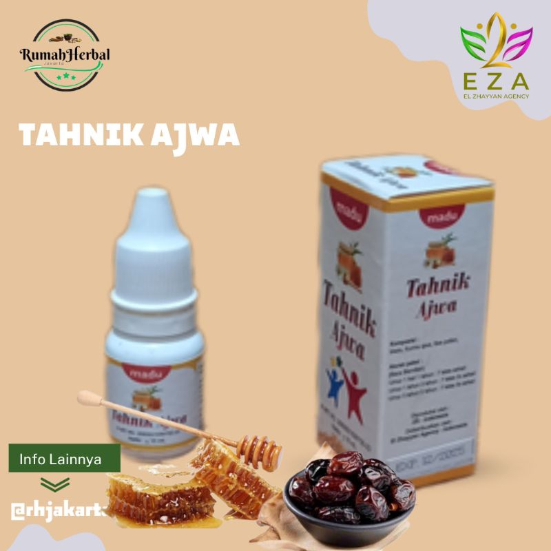 

TAHNIK AJWA EZA HERBAL KHUSUS BALITA dari buah kurma & madu untuk imunisasi secara alami