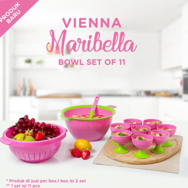 

set Unik Vienna Maribella Bowl Set 1 Of 11 Limited