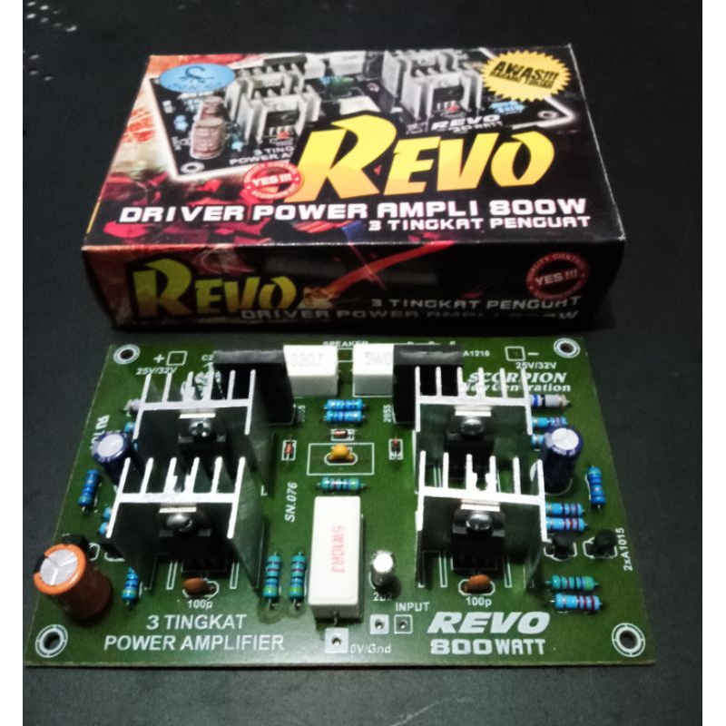3 Tingkat Power Amplifier REVO 800 WATT