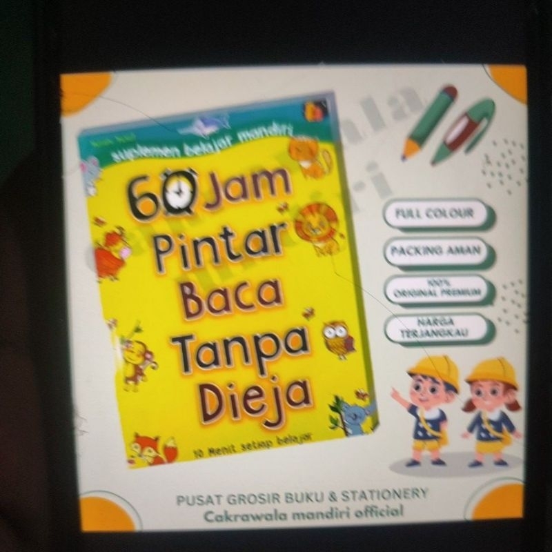 buku 60 jam pintar membaca