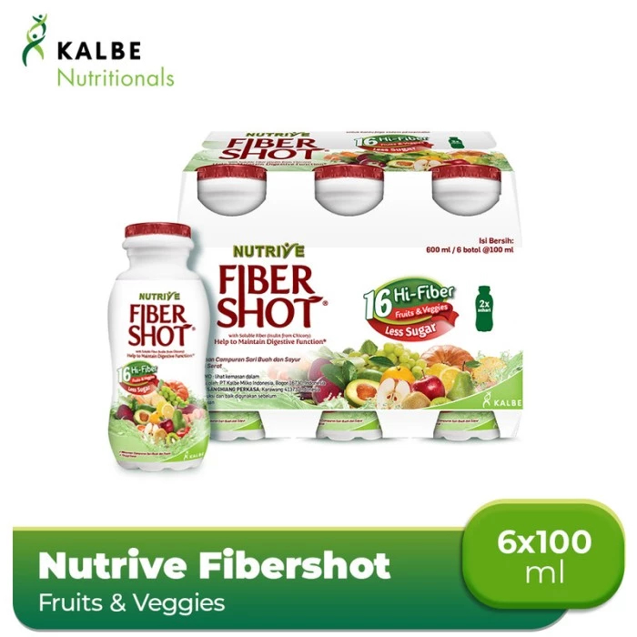 

Fibershot less sugar