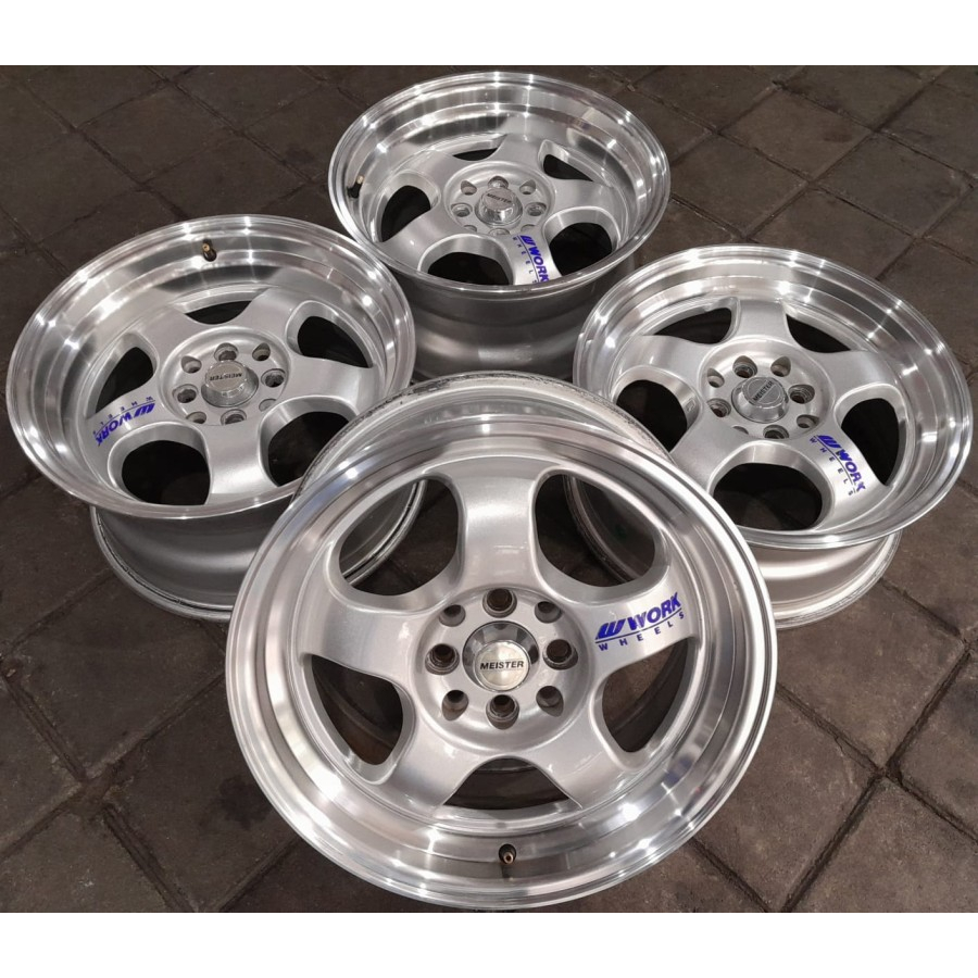 velg mobil second Work Meister ring 16 pcd 4x100/ 114 untuk Yaris, Jazz, Avanza