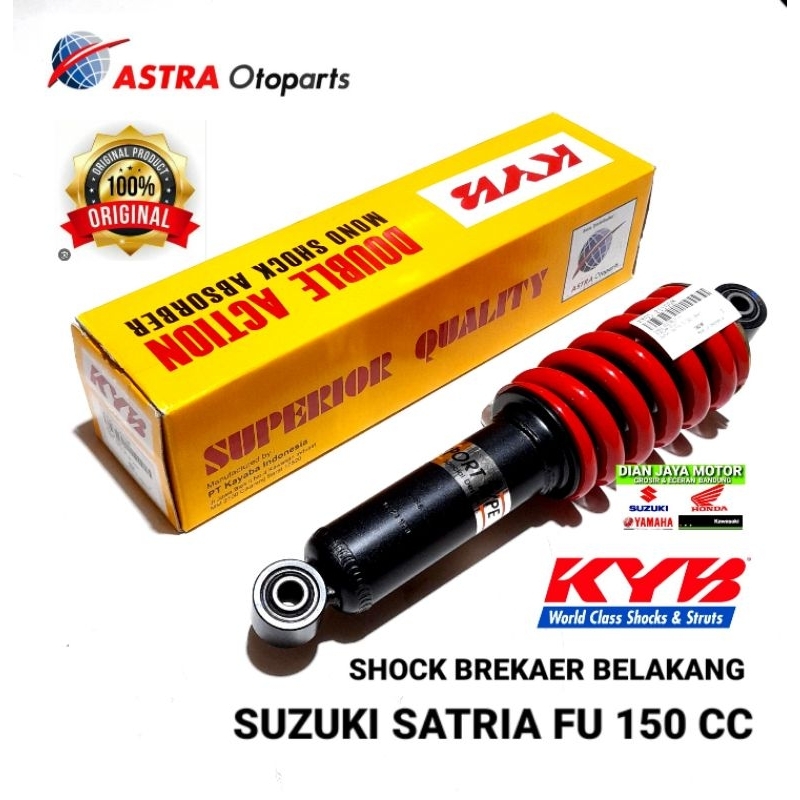 SHOCK BREAKER BELAKANG KYOS-21100M KYB KAYABA SUZUKI SATRIA FU 150 CC HEAVY DUTY ORI KAYABA SOK SHOK