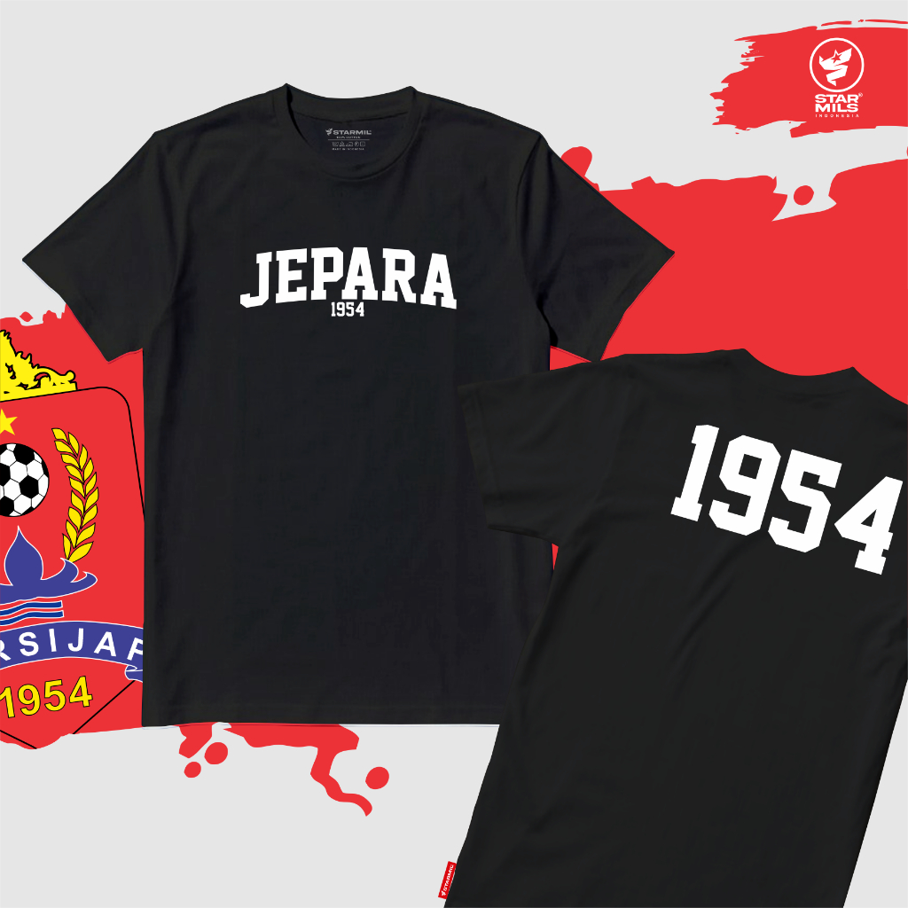 Kaos JEPARA 1954 PERSIJAP Suporter Banaspati Tshirt Starmilstore 10821B