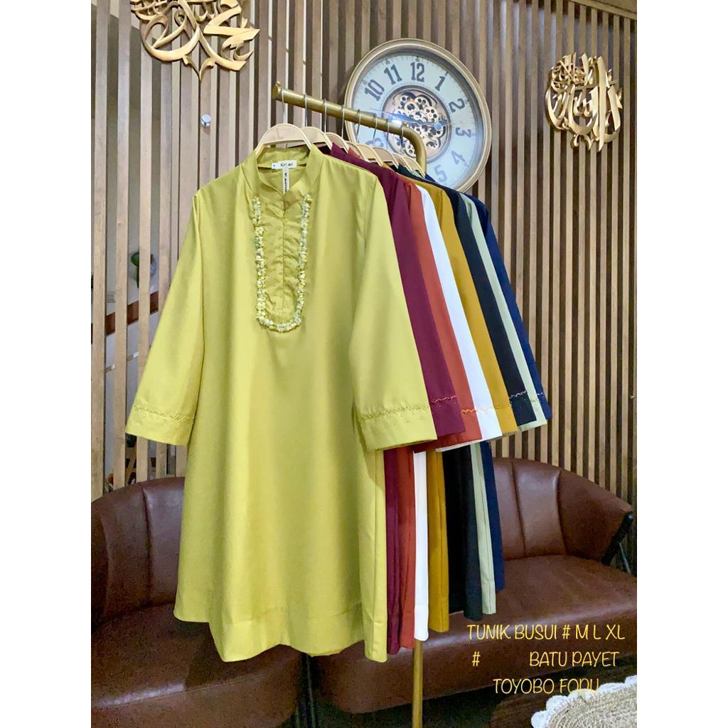 Tunik wanita batu payet busui / Tunik wanita busui tangan payet brand kamari premium