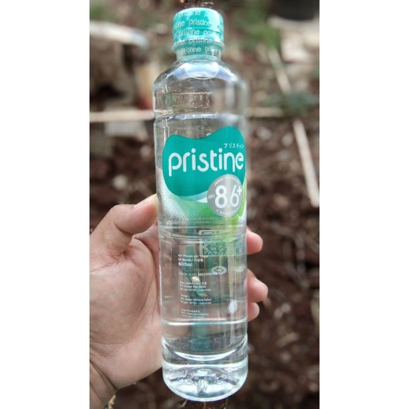 

1 Botol Air Minum Kemasan Mineral Pristine 600ml 600 ml PH Tinggi