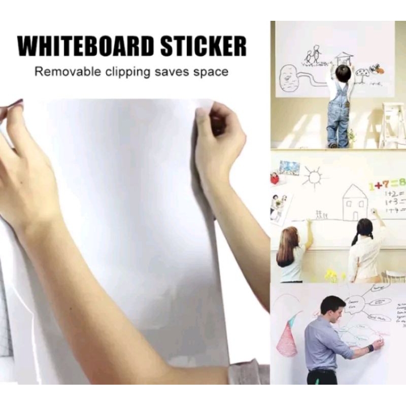 

Papan Tulis Sticker Whiteboard 50x45cm