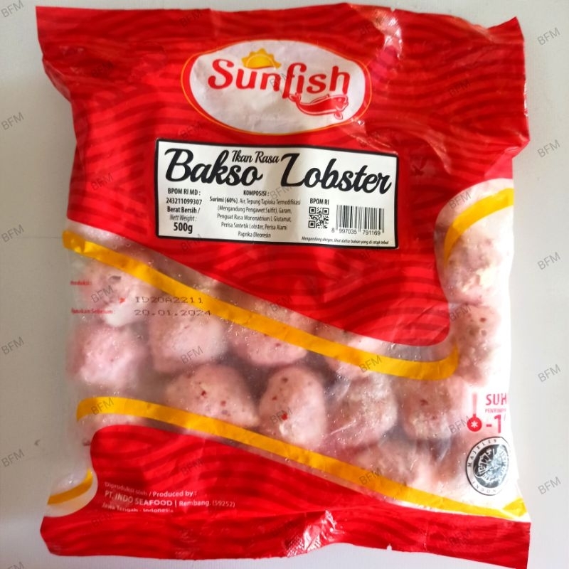 

Sunfish Bakso Lobster 500 Gr