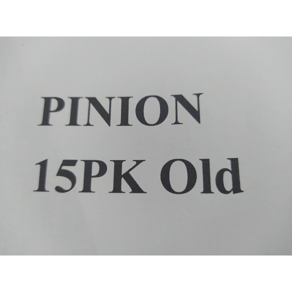 pinion old mesin tempel yamaha 15pk