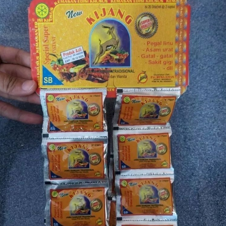 Kijang mas kapsul original asam urat- gatal exim sakitgigi kapsulkijang