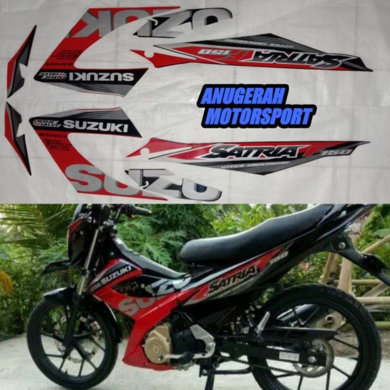 BODY SATRIA FU FL MERAH HITAM 2015