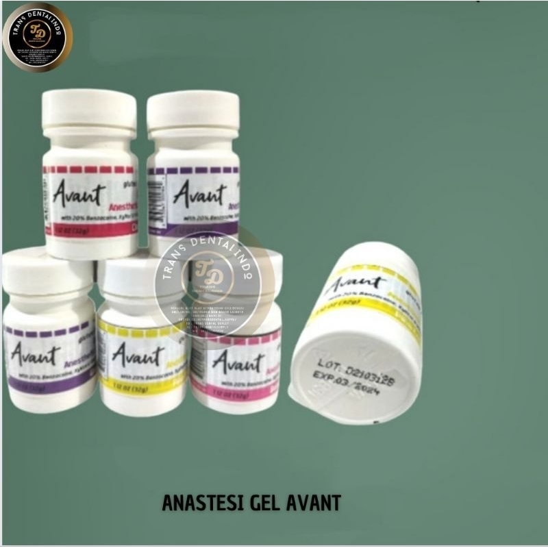 Anastesi Gel Avant Glutan Free/Anastesi Gigi Exp 02-2025