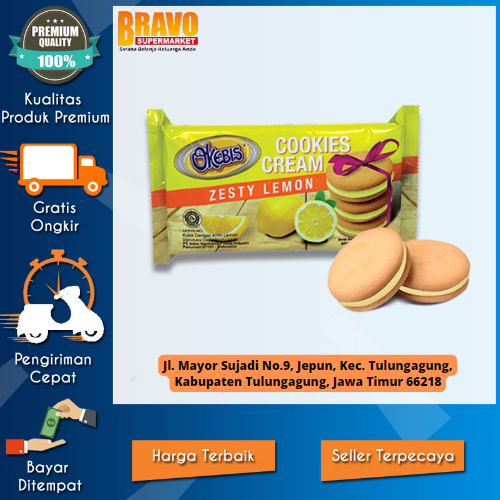 

Bravo Supermarket Tulungagung - Okebis Cookies Cream Zesty Lemon 180gr