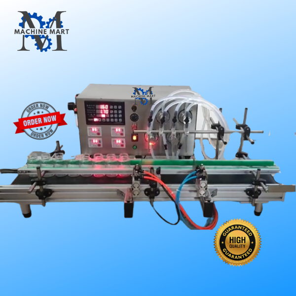 4 Nozzle Diagraphm Pump Liquid Filling Machine