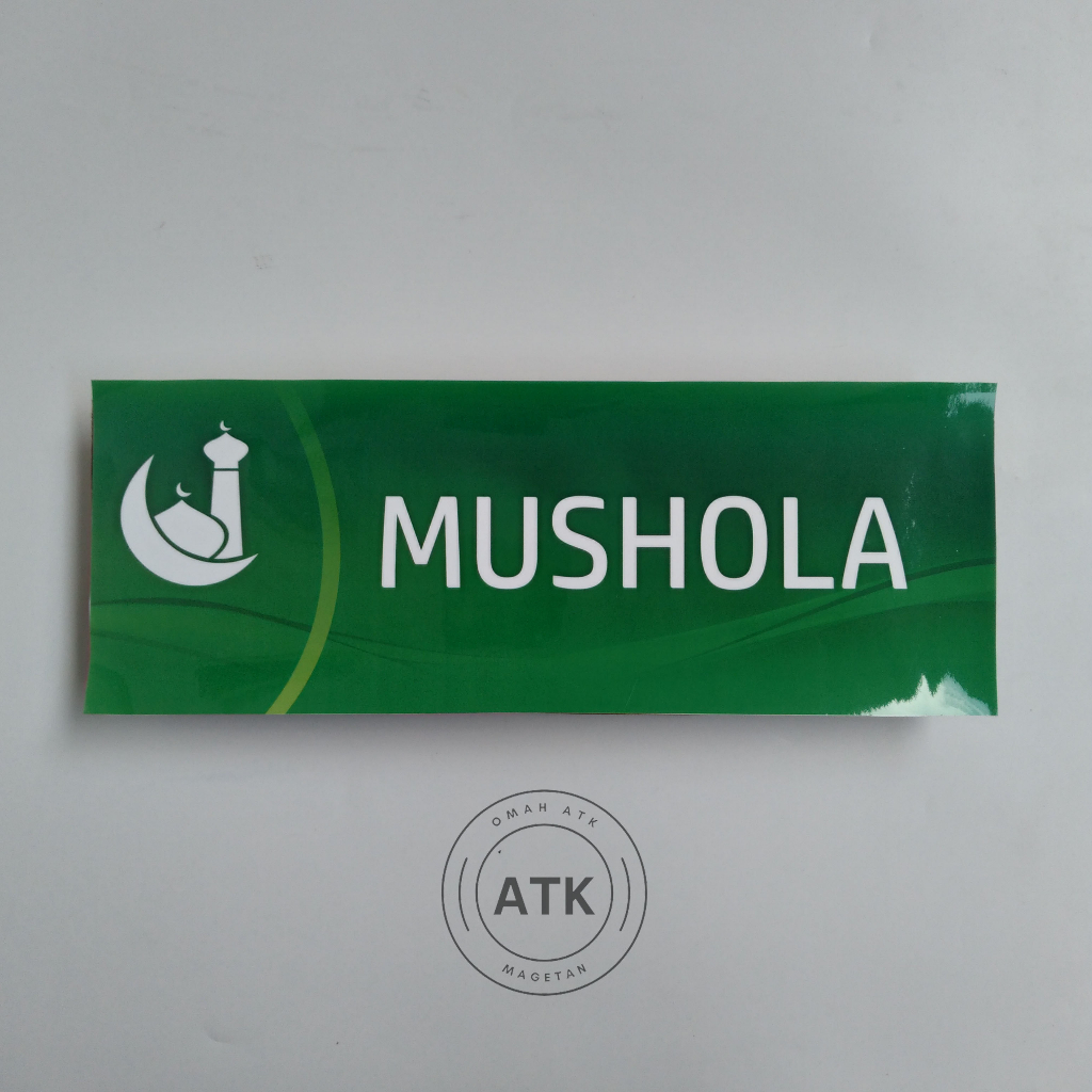 

Stiker mushola - Stiker masjid - Stiker tempat ibadah - Stiker vinyl - Stiker fasilitas umum