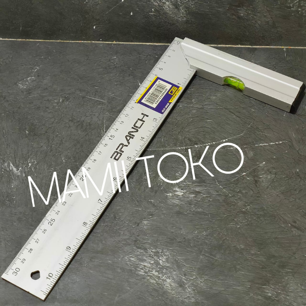 

Penggaris siku tukang 30cm Waterpas Alumunium 12 inch 30 cm Waterpass