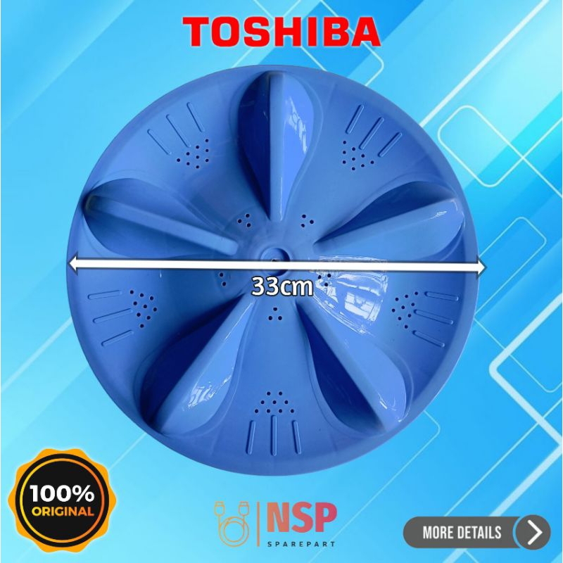 Pulsator Mesin Cuci Toshiba AW BX80KN Gigi 11 Diameter 33cm.