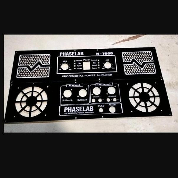 PANEL BOX POWER ACRYLIC  N7000 48 x 12cm BISA CUSTOM NAMA