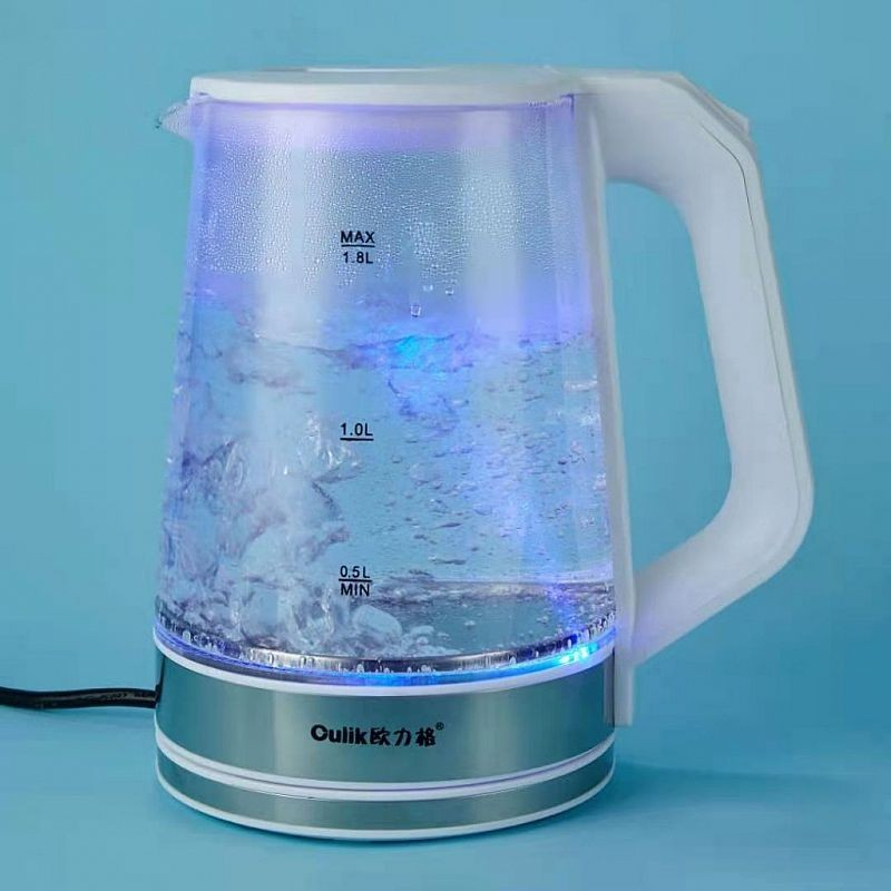 IDEALIFE - Electric Glass Kettle 1.8L  (IL-113S Jumbo) TEKO LISTRIK KACA