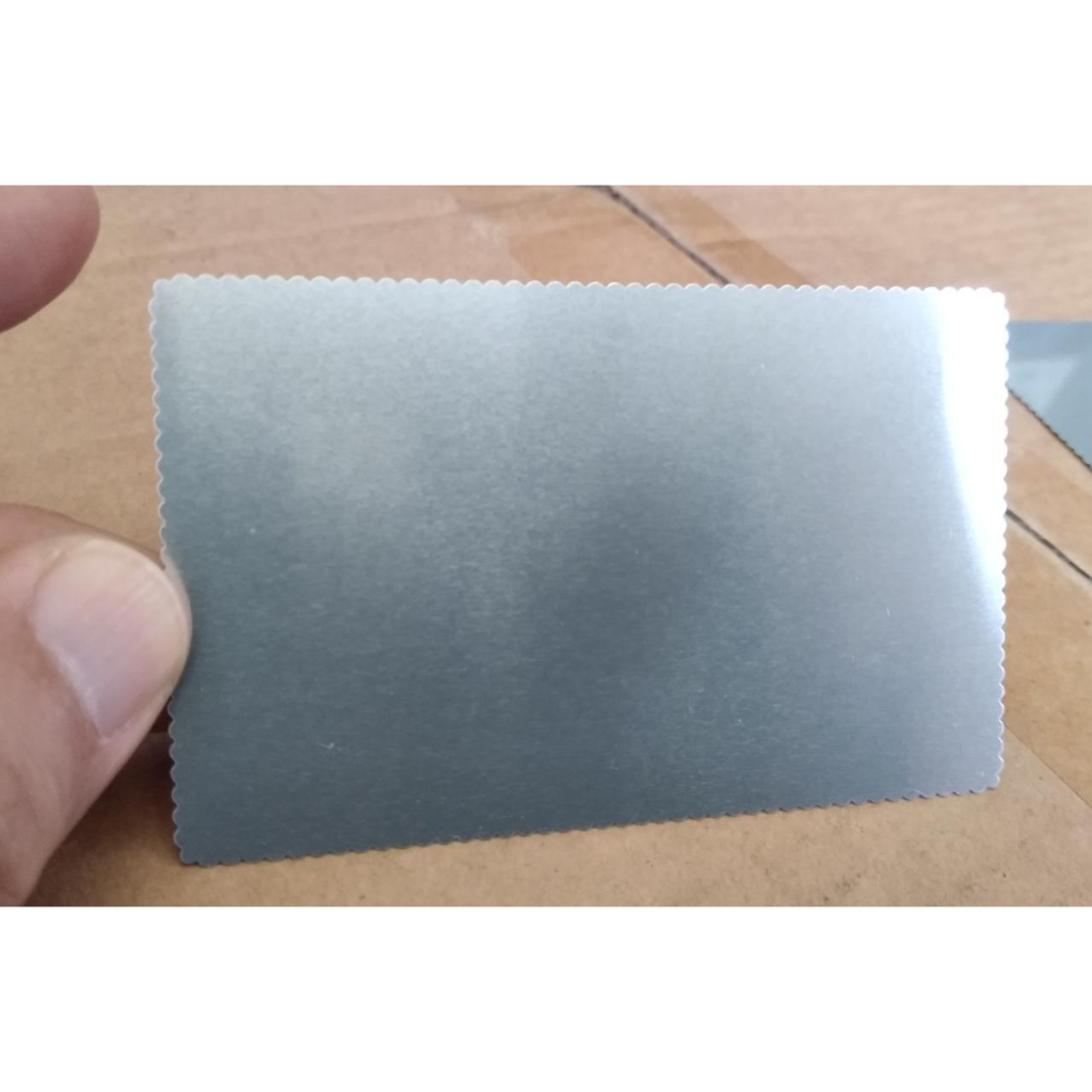 

Blank ALUMINIUM ID CARD SUBLIM KARTU NAMA POLOS NAME TAG