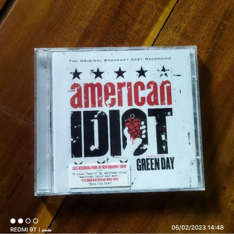 CD AMERICAN IDIOT Feat GREEN DAY The Original Broadway Cast Recording
