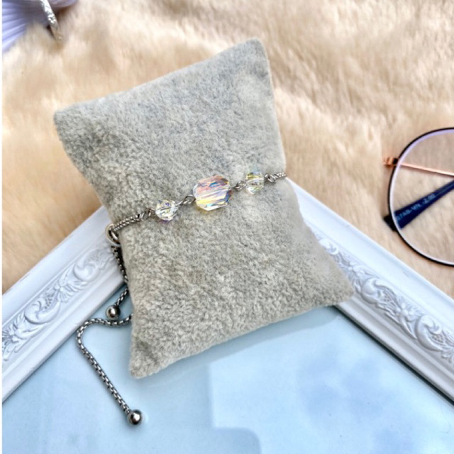 Aksesoris Gelang serut Swarovski