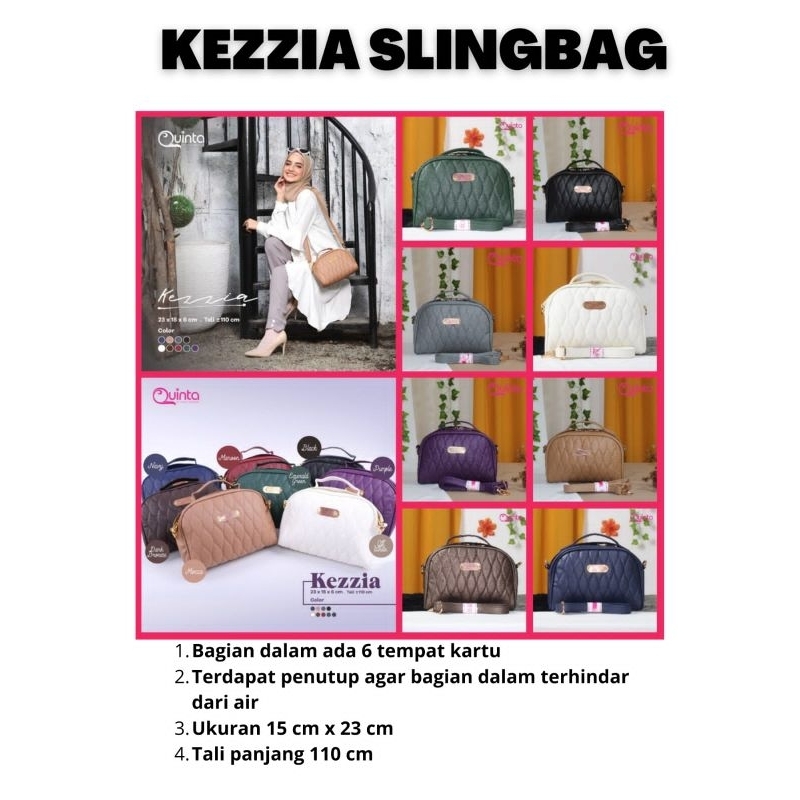 tas simple wanita||kezia slingbag||tas jinjing||tas anti  air