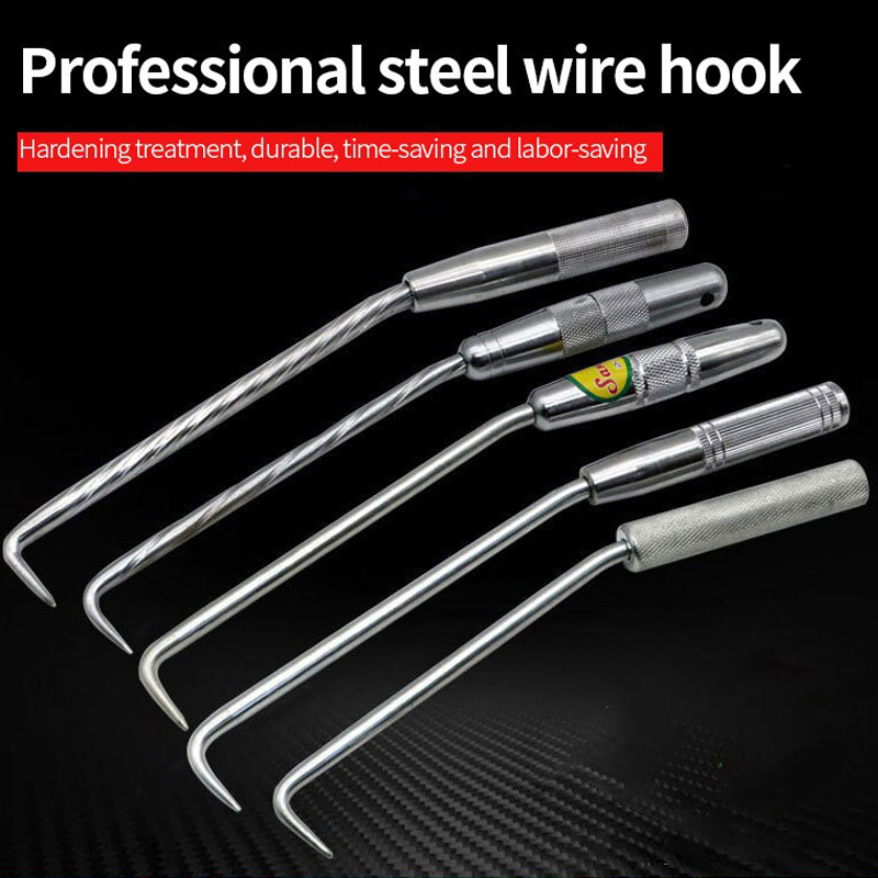 100PCS Alat Pengikat Kawat Beton / Pengikat Kawat Bendrat Rotasi 360 Alat Penekuk Kawat Besi 27cm