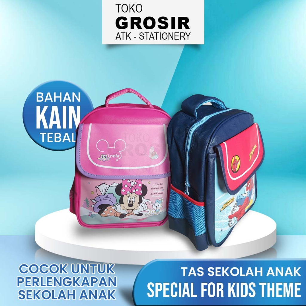 Tas Sekolah Anak Ransel Anak Sekolah PAUD TK SD Karakter