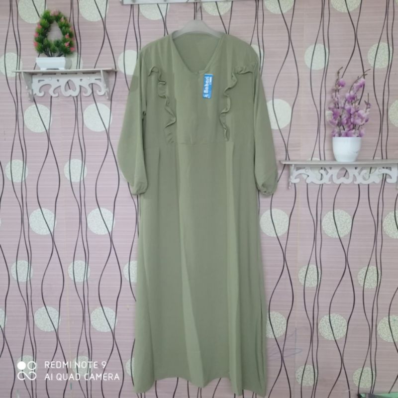 Gamis cringkle terlaris Nadhifa dress