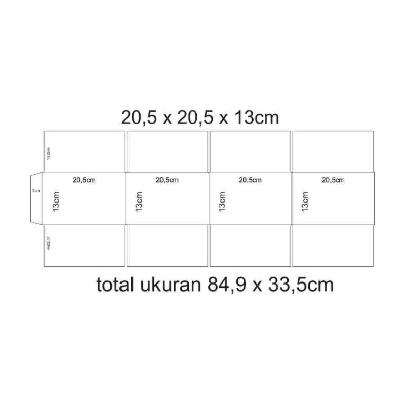 

pisau pond gelombang 20,5x20,5x13cm