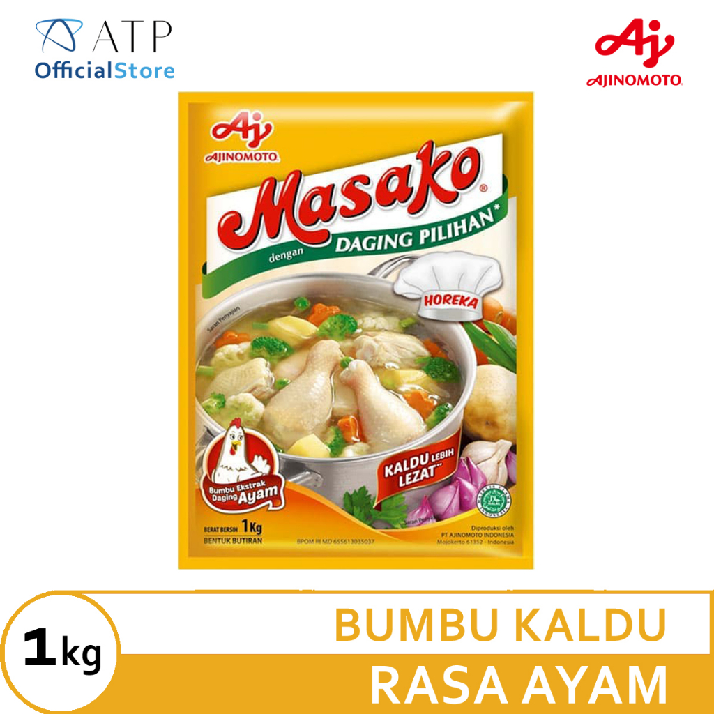 

Masako (Bumbu kaldu Rasa Ayam 1 kg)