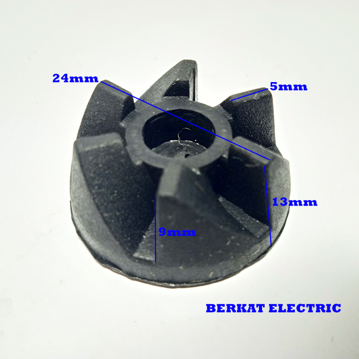 GIGI KARET BLENDER LUBANG DRAT KECIL NATIONAL/SANEX/GMC/UPPER MOUNTING