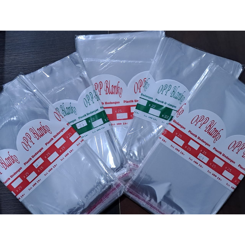 Plastik OPP uk. 16 X 25