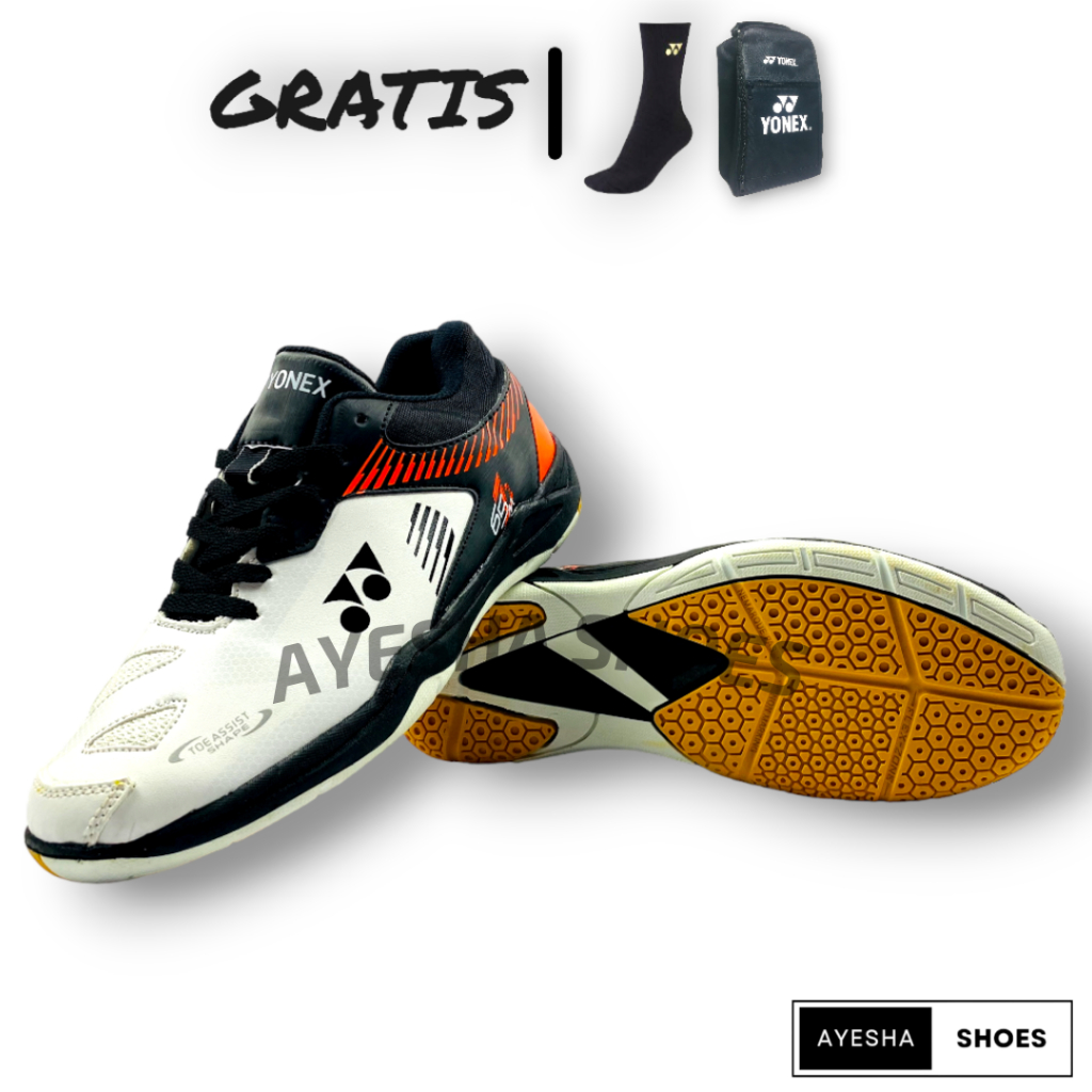 Sepatu Badminton Pria Sol Karet Sudah Dijahit / Sepatu Bulutangkis Pria Sol Karet Terlaris Murah / S