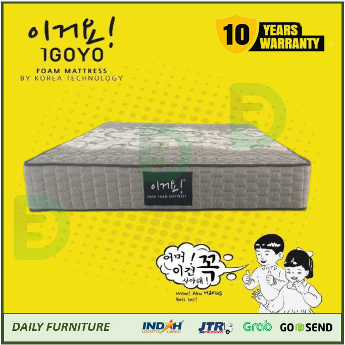 Matras Kasur Busa Igoyo Foam / Tilam Busa 6kk Garansi 10 Tahun Full Foam Berkualitas High Density Fo