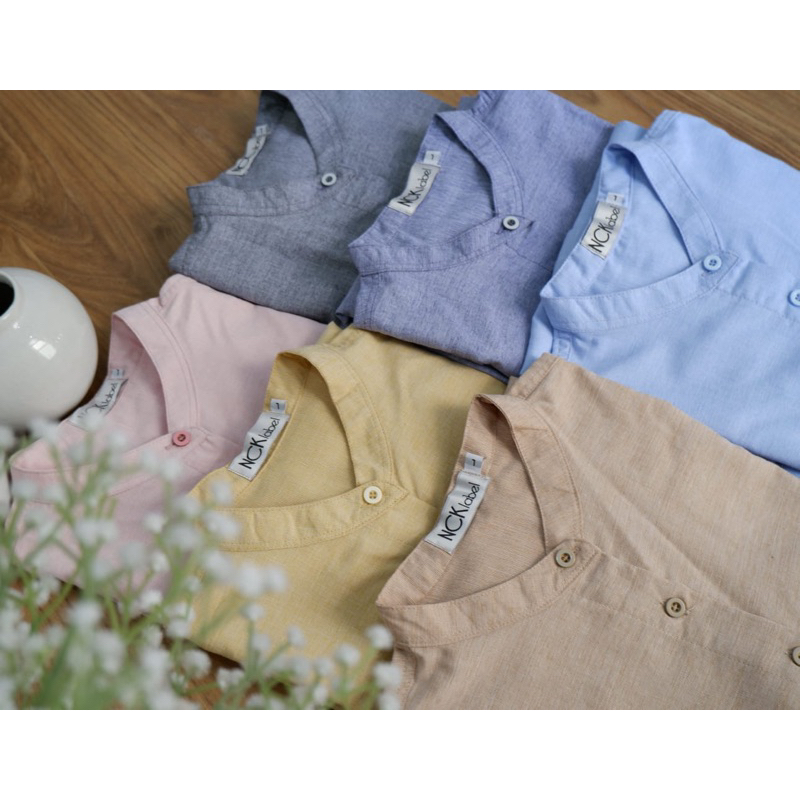 NUHA SHIRT || BLOUSE by NCK Label matt COTTON KEMEJA BASIC FORMAL