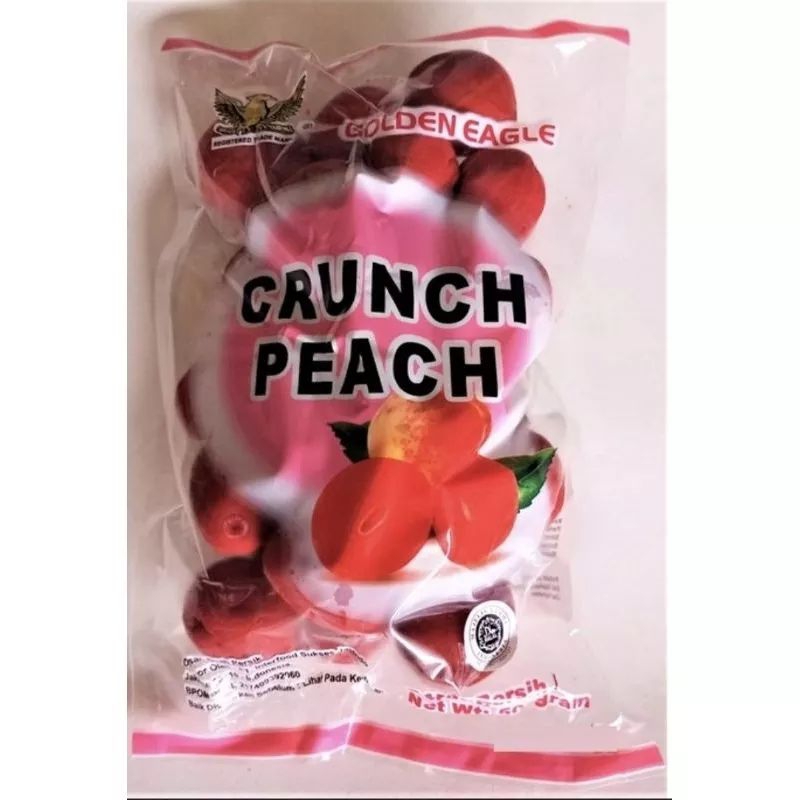 

Manisan Golden Eagle Crunch Peach 500gram