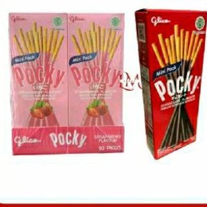 

Glico Pocky Mini pak Rasa Coklat/strawbery Biskuit Stik@22gr