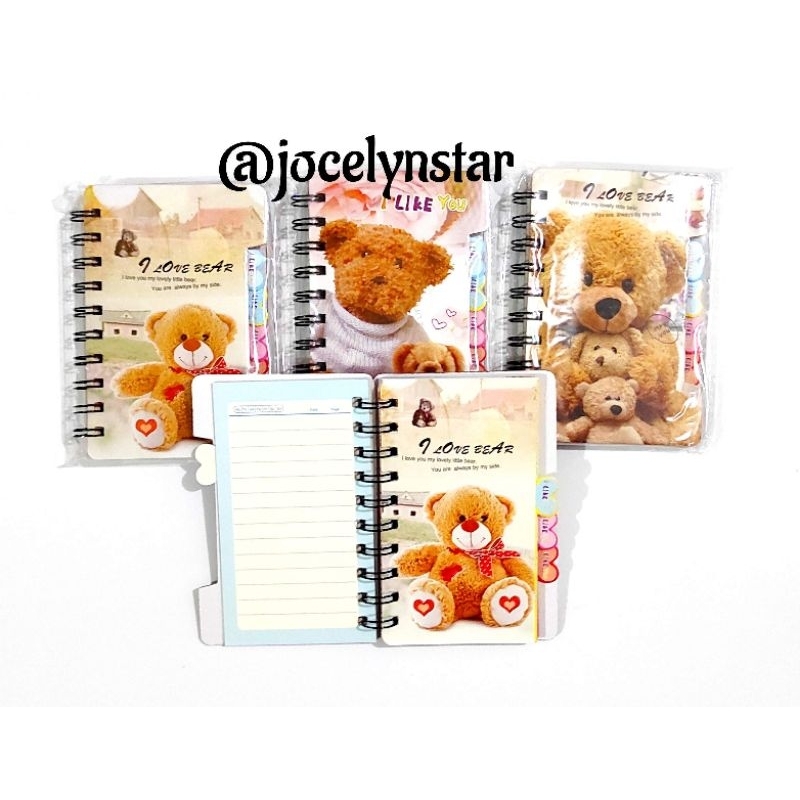 

Diary Bear/ notes/ notes spiral/ diary karakter