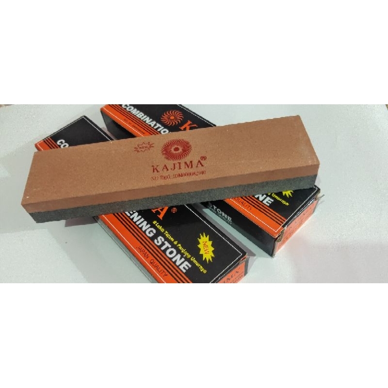 Batu Asahan Pisau Dua Sisi Kajima  (Original Japan), Sharpening, Batu Asah
