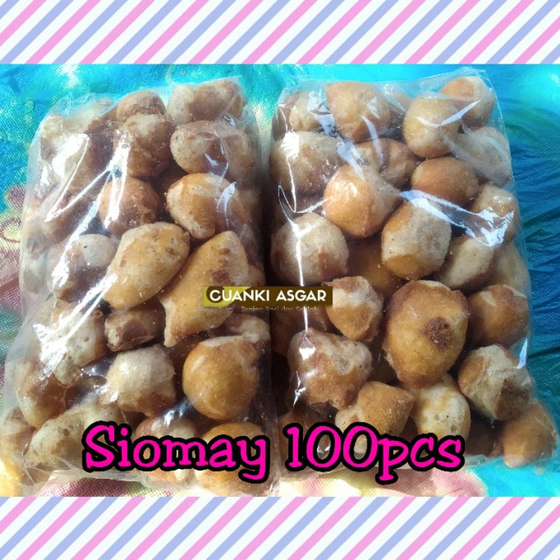 

Siomay 100pcs - Toping Boci Seblak Mie Ayam Bakso - Siomay Besar Kering