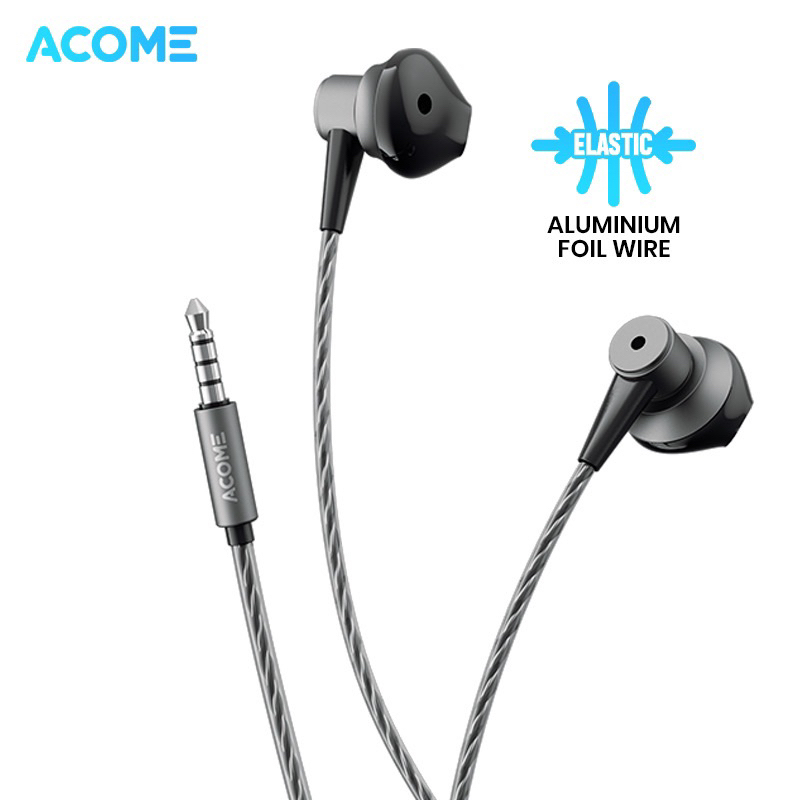 Acome Wired Earphone Headset AluminumAlloy