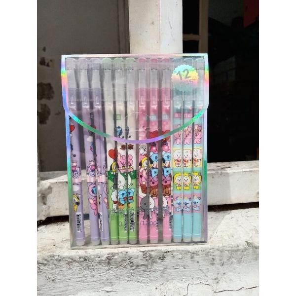 

PULPEN GEL BTS MURAH KELEBIHAN TINTA BISA DIHAPUS