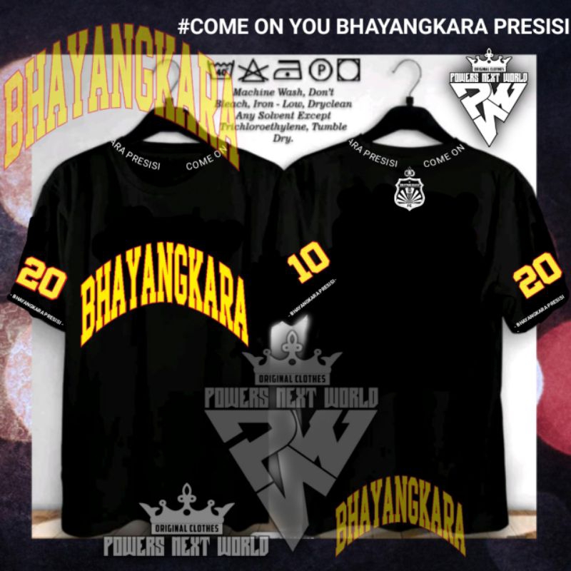 kaos suporter bhayangkara presisi/bhayangkara fc/kaos terbaru bhayangkara presisi/kaos come on you b