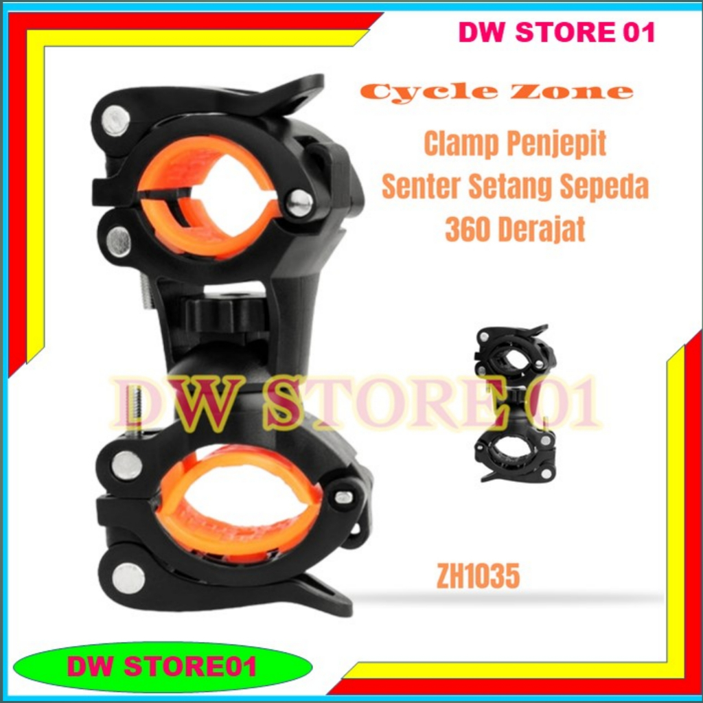 Clamp Sepeda Penjepit Senter Setang Sepeda clamp sepeda seat clamp sepeda dudukan senter lampu seped