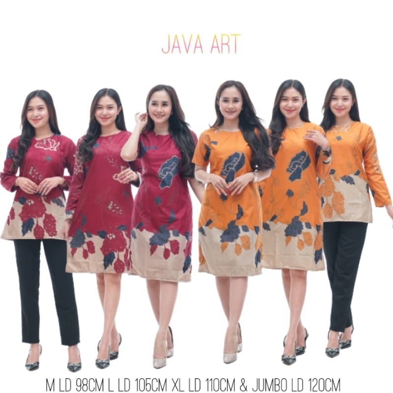BAJU BATIK ATASAN KERJA WANITA NGAJAR BAJU GURU NGAJAR SERAGAMAN BAJU KURUNG ATASAN