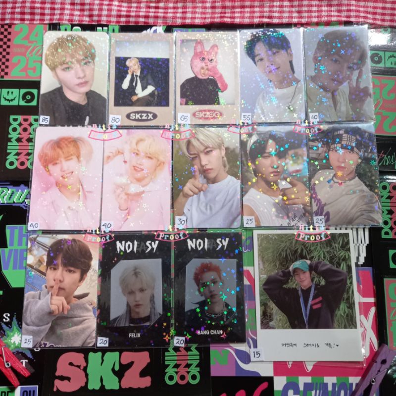 Photocard PC Straykids Noeasy DS Double Side Frame Bangchan Changbin Felix